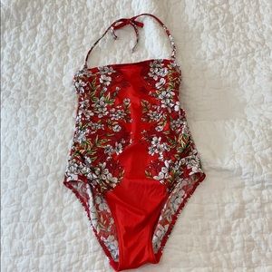 One Piece Halter Neck Swimsuit